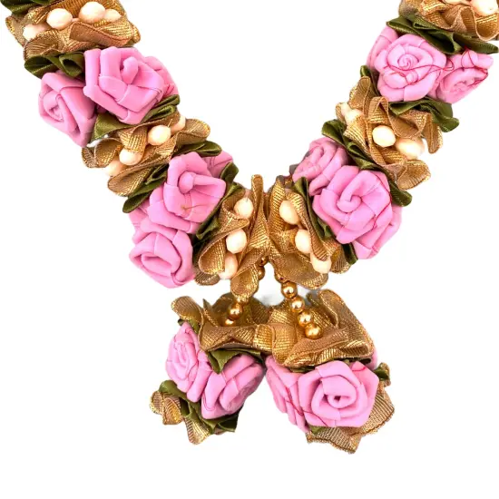 2 Ct Varmala Wedding Garland Artificial Pink Rose Varmala Indian Milini Mala Indian Wedding Haar Bride And Groom Mala Muslim Arab Punjabi Nika Event {4}