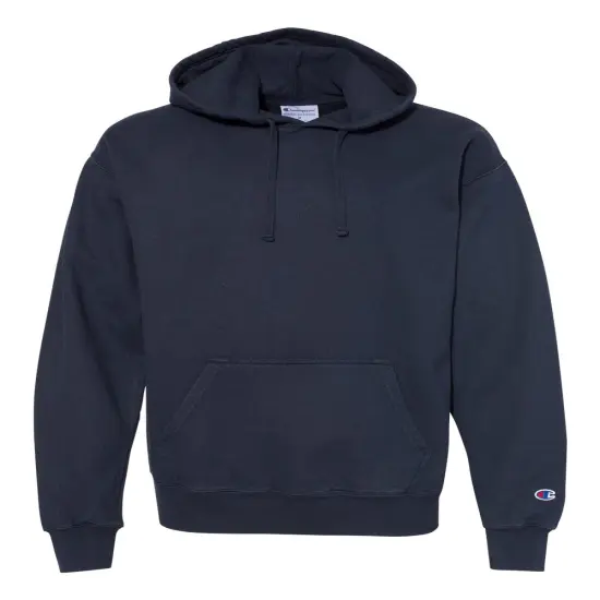 Champion&reg; Garment-Dyed Hooded Sweatshirt Navy {1}