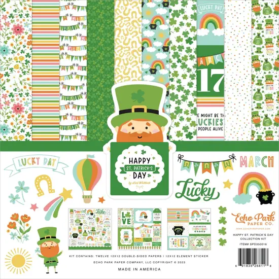 Echo Park Collection Kit 12"X12"-Happy St. Patrick's Day {1}