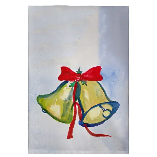 Betsy Drake Christmas Bells Guest Towel {1}