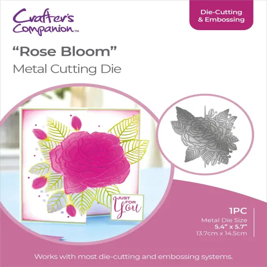 Gemini Create A Card Metal Die-Rose Bloom {1}