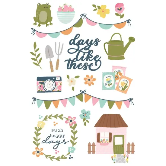 Simple Stories Sticker Book 12/Sheets-Fresh Air {6}