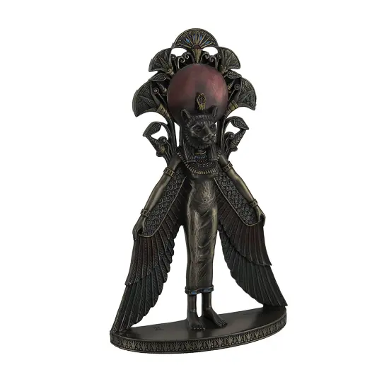 Sekhmet Winged Egyptian Warrior Goddess Wall Art Statue {1}