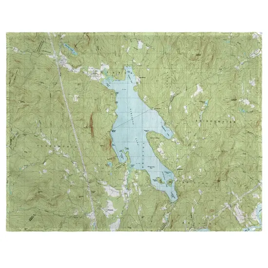 Betsy Drake Newfound Lake, NH Nautical Map Place Mat Set of 4 {1}
