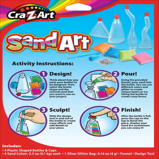 Cra-Z-Art Sand Art Kit-Makes 4 {3}