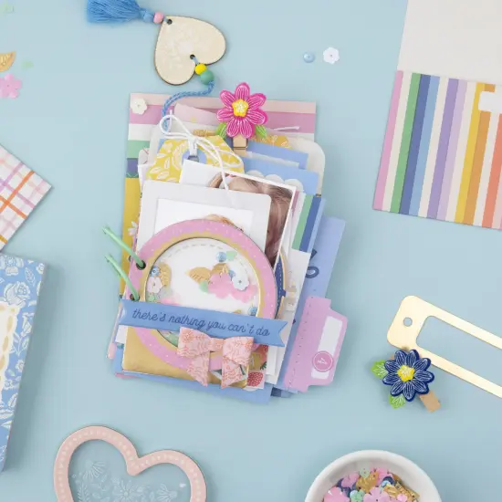 American Crafts Poppy And Pear Shaker Frames 9/Pkg-Gold Foil {3}