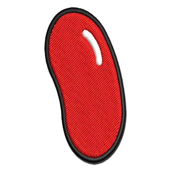 Jelly Bean Solid Multi-Color Embroidered Iron-On or Hook & Loop Patch Applique {1}