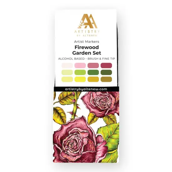 Firewood Garden Artist Alcohol Markers Set M {1}