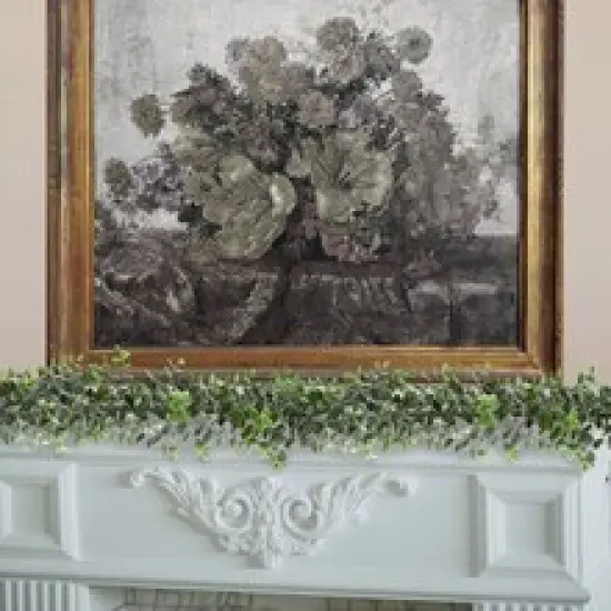 4-Pack: 6ft Realistic Eucalyptus Garland with Lush Green Tips - Ideal for Wedding Arches, Party Backdrops, Home & Seasonal Decor, Floral Home by Artificial Flowers {4}