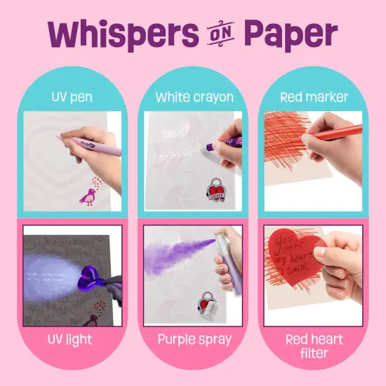 Secret Messaging Kit for Girls - Gifts for Kids - Birthday Gift Ideas for Ages 7-14+ Year Old Girl - Best Cool Stuff Toys Kits for Friends, BFF, Teen, Teenager {5}