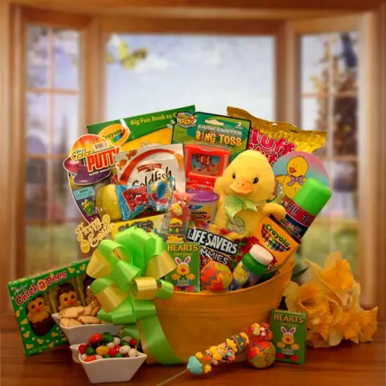 GBDS Easter Gift Basket - Easter Sunshine Little Duckling Gift Pail {1}