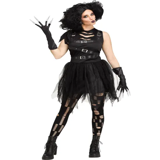 Adult's Womens Cut Up Girl Barber Costume {1}