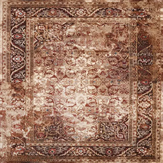 United Weavers Jules Camelot Brown Area Rug 5'3" X 7'2" {1}