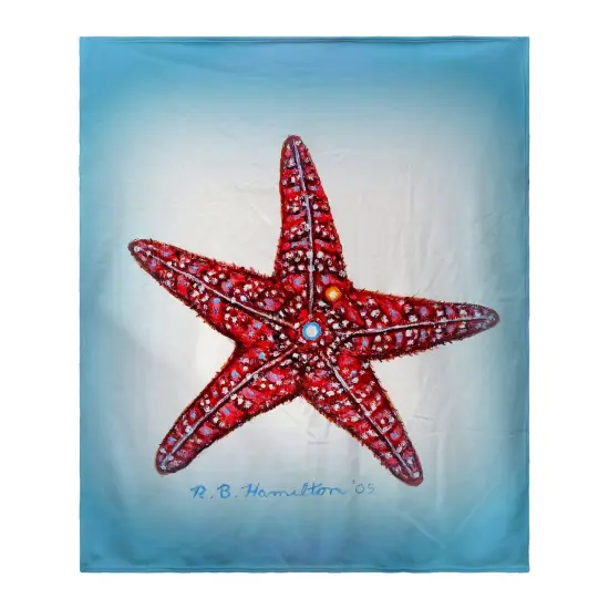 Betsy Drake Starfish Throw Multicolor {1}