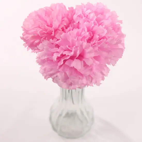 LGBT Carnation Picks: Set of 100, 3.5" Wide, Silk Flowers, Floral Home by Artificial Flowers Violet {6}