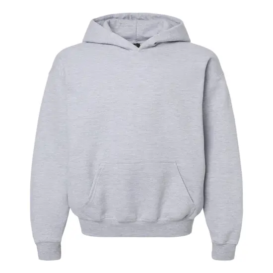 Gildan&reg; Softstyle Youth Midweight Hooded Sweatshirt Sport grey {1}