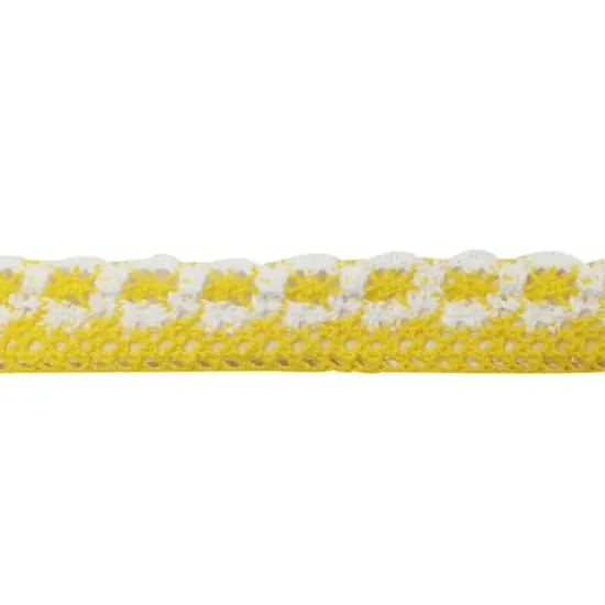 Wrapables Colorful Decorative Adhesive Lace Tape (Set of 3) Yellow {4}