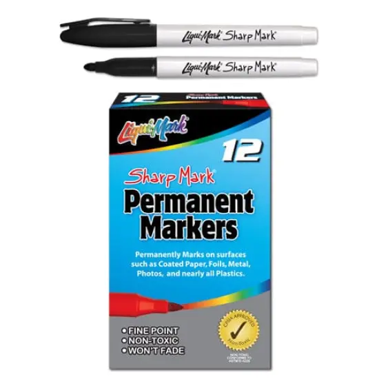 Markers (Sharp Mark Fine Point) 4 Pack {2}