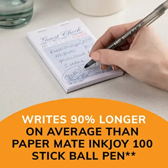 eXtra Life Ball Point Pen, Black, 36 Pack {3}