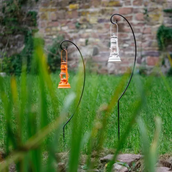 Feuerhand Lantern Holder, Hanging Ground Spike for Your Outdoor Fuel Lamp, Powder-coated Steel, 63.8 inches high {5}