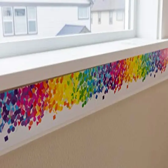 52.5 ft Bulletin Board Borders Confetti Border for Classroom Decoration {1}