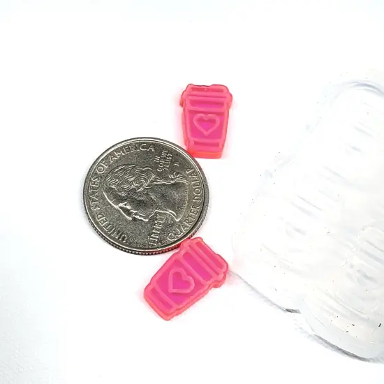 Coffee Cup Stud Earring Mold (A4) {3}