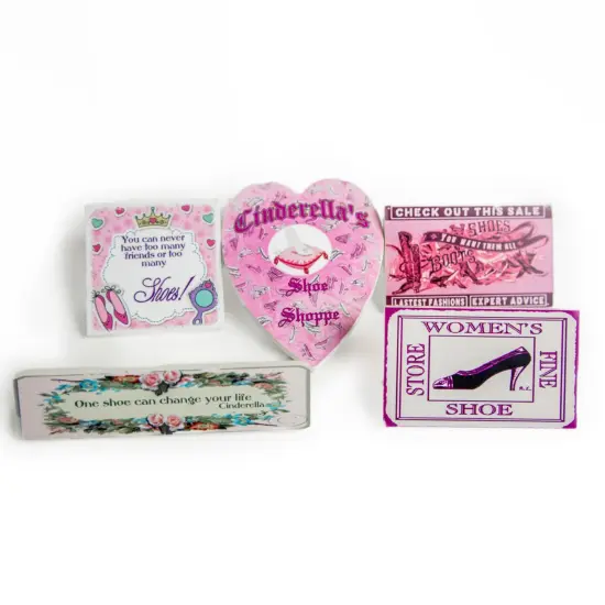 The Queen's Treasures Cinderella's Shoe Shop Signs Sized for 18 Inch Dolls {1}