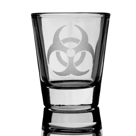2oz Biohazard Shot Glass {3}