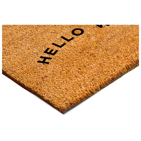 Hello-Welcome Doormat 17" x 29" {6}
