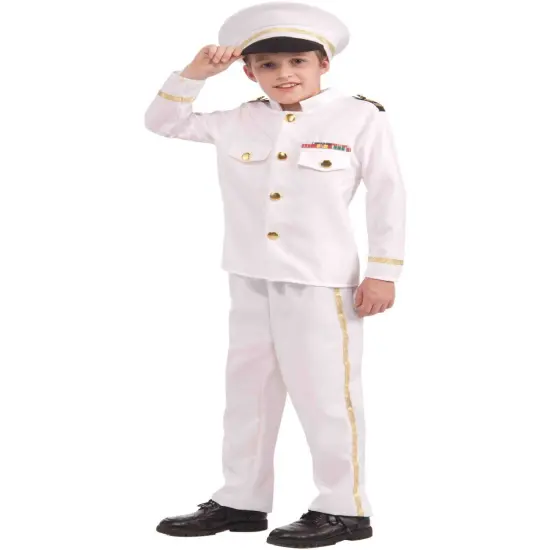 Child United States Navy Admiral Yacht Captain Costume {1}