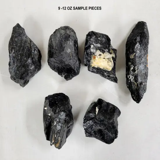 Raw Black Tourmaline Crystal Chunk {6}