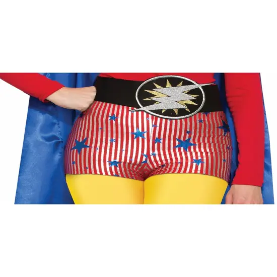 Adults Be Your Own Superhero Star And Stripes Shorts Costume Accessory {1}