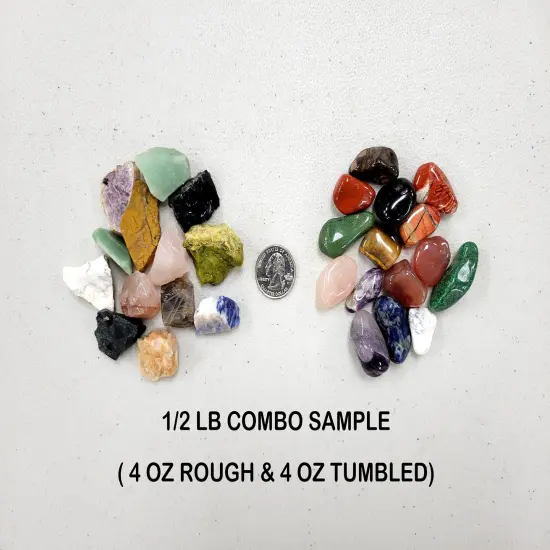 Rough & Tumbled Crystal Confetti Mix - 1/2 inch to 1 inch. {3}