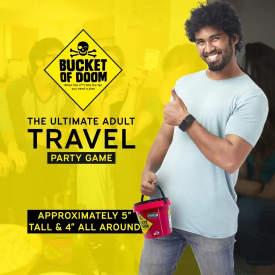 Bananagrams Bucket Of Doom Game - Dirty Death Dodging Funny Party Games For Adult Parties And Gifts {5}