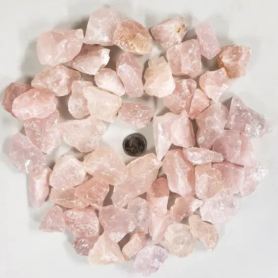 Rose Quartz Crystals Rough Raw Bulk {3}