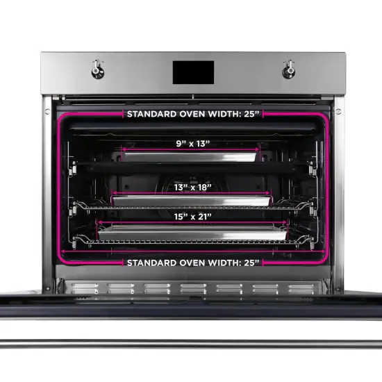 GRIDMANN Commercial Grade Aluminum Cookie Sheet Baking Tray - 12 Pans {4}