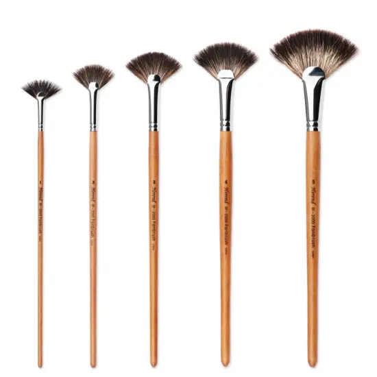 Herend Brush EF-2000 Fan Brush (Raccoon) {1}