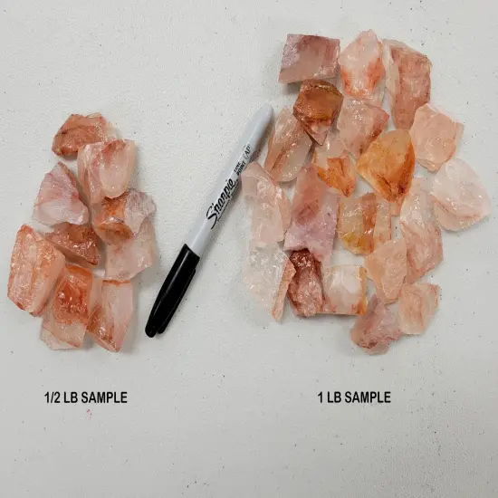 Fire Quartz Crystals - Raw Rough Stones Bulk {4}