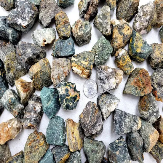 Sea Jasper Rough Stones - Raw Crystals Bulk {4}