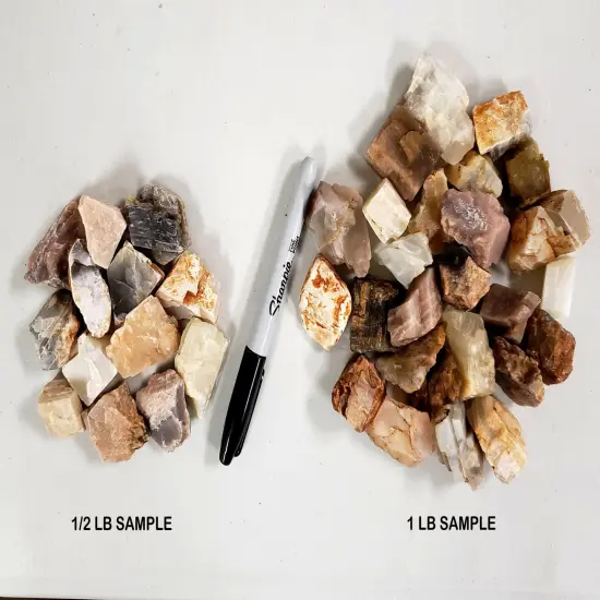 Rough Moonstone Crystals from India {4}