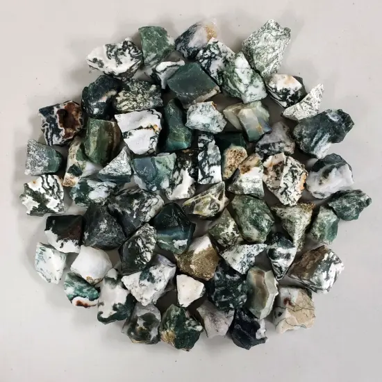 Tree Agate Crystal Stones - Rough Stones Bulk {3}