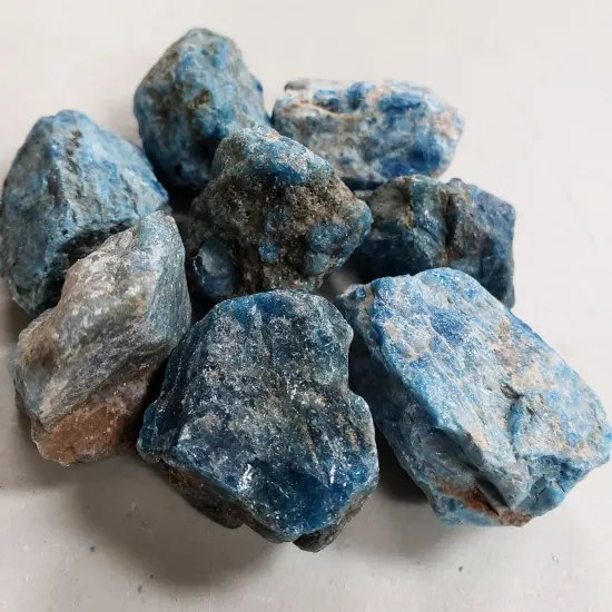 Blue Apatite - Rough Stones Bulk {5}