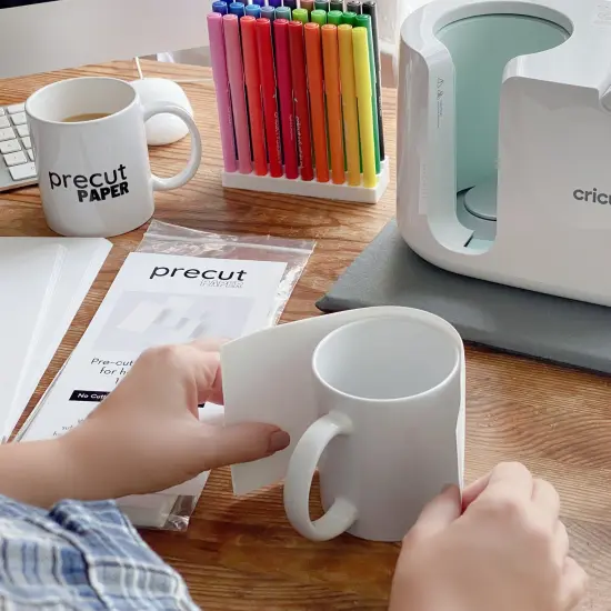 Precut Butcher Paper Sheets - Fits 15 oz Sublimation Mugs Perfectly (10 in x 4.5 in), White, Uncoated {2}