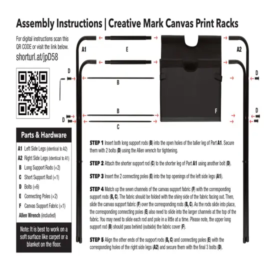 Creative Mark Folding Canvas Print Racks {4}