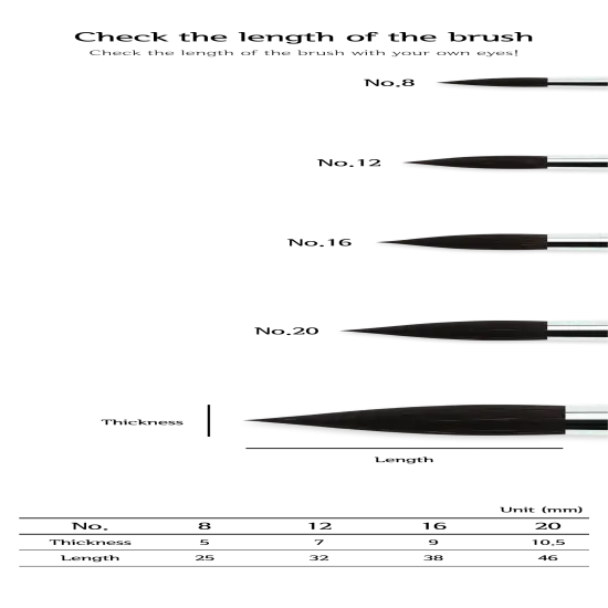 Herend Brush RL-5220 Round Brush (Squirrel) {7}