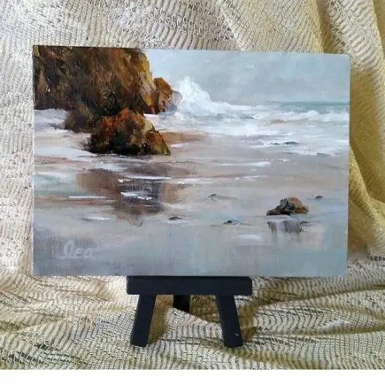 Centurion Universal Acrylic Primed Linen Panels -Canvases for Painting - 3 pack of Canvases for Oils, Acrylics, Water-Mixable Oils, and More {4}