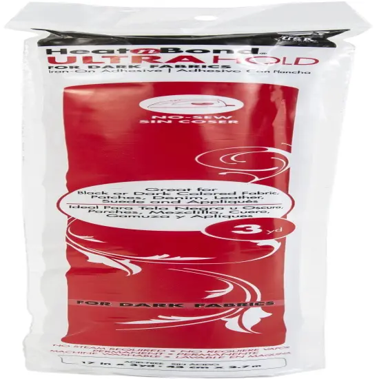 HeatnBond Ultrahold Iron-On Adhesive for Dark Fabric-17"X3yd {1}