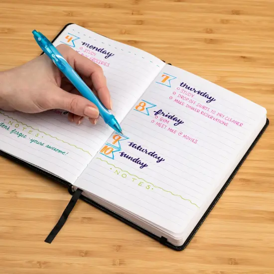 BIC Gel-Ocity Quick Dry Gel Pens, Medium Point Retractable Gel Pen (0.7mm), Assorted Gel Pens, Colors May Vary, 12-Count {7}