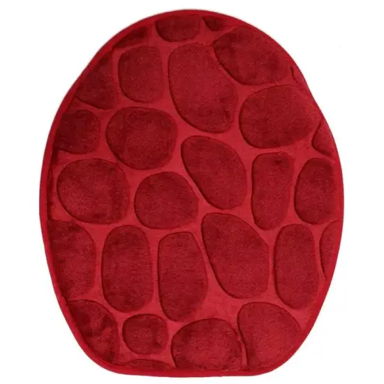 Kitcheniva U-Shape Non Slip Pedestal Bathroom Rug 3 Pcs {5}