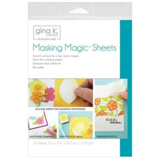 Gina K. Masking Magic Sheets 12 pk {1}